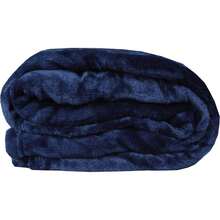 Kuscheldecke Celina 150x200 cm - große Sofadecke in Grau| 220g/m² Mikrofaser, beidseitig gleich weich und flauschig, wärmend, leicht - großzügiges Format, ideal für Sofa und Bett - Blau - Übersicht 8