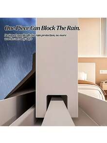 78.74-Inch Long Waterproof Self-Adhesive Strip, Suitable For Window Glass Doors, Balcony Sliding Windproof And Soundproof Sealing, Household Rubber Weatherstrip - Durable, Easy To Install, Length, Weatherproof Solution | Stylish Weatherstrip | - A - View 3