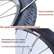 3/6/9/12pcs Bicycle Tire Lever Tire Spoon Iron Replacement Tool, Bicycle Tire Lever High-Grade Stainless Steel Rod Repair Bicycle Tube, Best Tire Replacement Tool - A - View 2