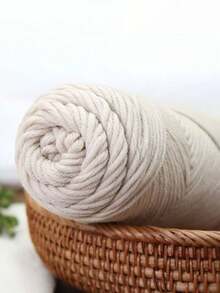 1 Pack 100g Rainbow Cake Yarn, Segment Dyed, 5-Ply Milk Yarn, DIY Hand Knitting - Multicolor - View 7