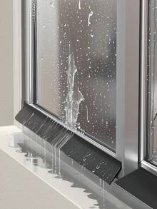 78.74-Inch Long Waterproof Self-Adhesive Strip, Suitable For Window Glass Doors, Balcony Sliding Windproof And Soundproof Sealing, Household Rubber Weatherstrip - Durable, Easy To Install, Length, Weatherproof Solution | Stylish Weatherstrip | - A - View 9