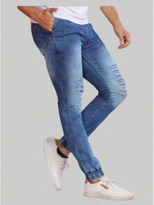 Men Jeans - azul real - Ver 1