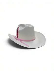 Men Fedora Hat - Baby Pink - View 5