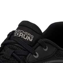 Skechers Women's GO RUN Series Breathable Mesh Cushioned Running Shoes - Black - View 4
