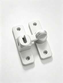 90/180 Degree Non-Perforated Flip Door Lock, Protective Sliding Door Lock With Installation Screws, Barn Sliding Door Deadbolt, Door Latch, Suitable For Barn, Garden, Bathroom, Cabinet, Window And Sliding Door Screwdriver Set - Multi-color - View 13