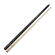 Decorative Inlaid Snooker Cue 1/2 Split Ash Wood Pool Stick 10mm Small Tip For Competition - Black - View 4