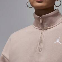 Nike Authentic JORDAN Women's Half-Zip Pullover Casual Everyday Sweatshirt IH2392-292 - IH2392-292 - View 3