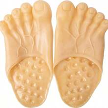 Funny Giant Toe Slippers, Prank Big Foot Shoes, Barefoot Immortal, (Fits Size 38-41) Foot Shoes, Cosplay Giant Foot Props, Sandals, Beach Shoes, Big Toe Giant Foot - Multi-color - View 10