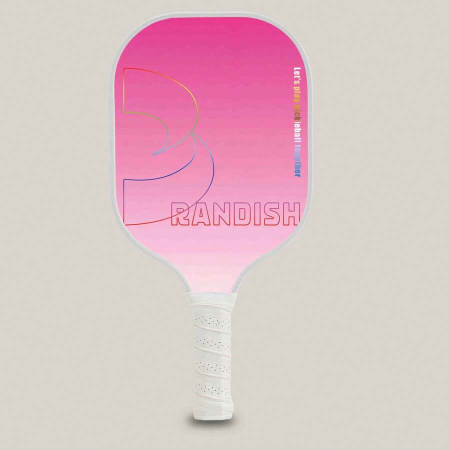RANDISH Pickleball Paddle, Fiberglass Surface, PP Honeycomb Core, Suitable For Beginner Men And Women