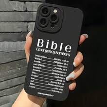 1 Piece Of Classic Matte Black Full-Inclusive Tpu Shock Absorbing Phone Case Suitable For Apple  16/15/14/13/12/11 Pro/Plus/Pro Max/XS Max/X/XS / - 黑色 - 查看 1