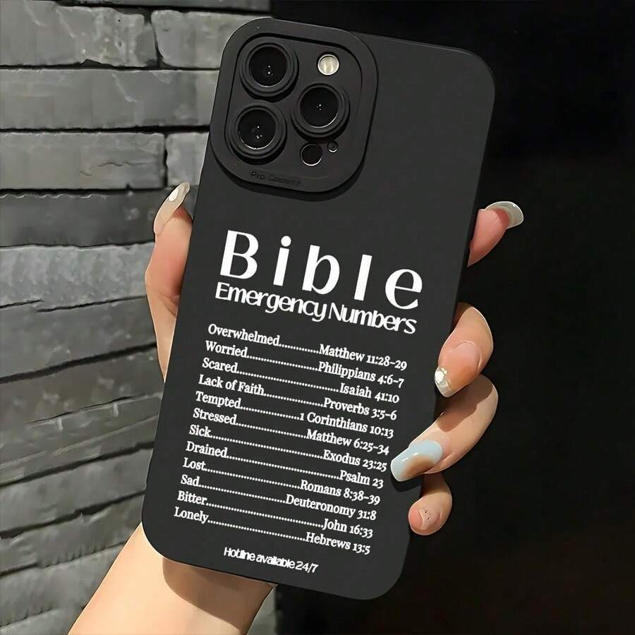1 Piece Of Classic Matte Black Full-Inclusive Tpu Shock Absorbing Phone Case Suitable For Apple  16/15/14/13/12/11 Pro/Plus/Pro Max/XS Max/X/XS / - 黑色 - 查看 1