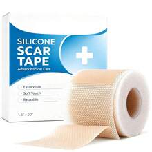 Silicone Scar Patch, Silicone Scar Sheet, Suitable For All Skin Types, Size 4*150CM, Scar Gel Patch Roll, Reusable Silicone Scar Strip, Professional Use - View 1