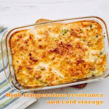 Small 1L Glass Baking Dish, Rectangular Glass Lasagna Pan 26 X 15 X 4.5 Cm With Wide Handles, Heat-Resistant Baking Dish For Casserole, Lasagna, Gratin - View 5