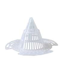 1pc/Set 7.48-5.91 Inch Plastic Flower Pot With Tray, Drainage Hole Planting Pot, Vertical Stripe Design, Lightweight And Space-Saving, Suitable For Desktop, Office, Living Room, Balcony And Home Decor - Multicolor - View 9