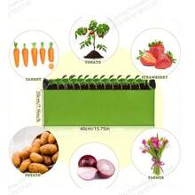 1pc Square Felt Planting Bag, Thickened Non-Woven Fabric Vegetable Seedling Nutrient Growth Bag - Army Green - View 10