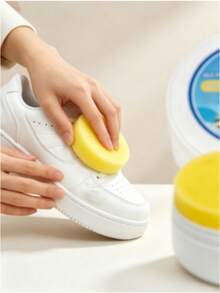 Multi-Purpose Cleaning Paste, Shoe Cleaning Paste, Multi-Purpose Cleaning Paste, White Shoe Cleaner With Sponge, White Shoe Cleaner, Shoe Stain Removal Solid Paste - Solid State - View 9