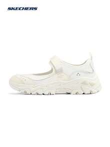 Skechers Women's Velcro Mary Jane Platform Chunky Dad Sneakers - White - View 3