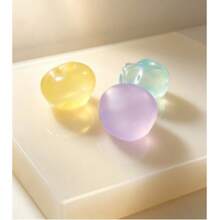 1pc New Coconut Ball, Bright Color, Soft Texture, Random Color, Squishy, Butter, Crunchy Butter, Crunchy Squishy, Squishy - Multicolor - View 5