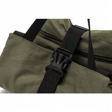 Bolsa enrollable para herramientas, bolsa de almacenamiento, organizador de caja de herramientas, regalo, bolsa de herramientas para mecánicos y electricistas, bolsa de herramientas con múltiples bolsillos, bolsa enrollable de emergencia para automóvil, bolsa enrollable para herramientas de motocicleta. - verde militar - Ver 7