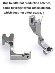Durable T69 Model Adjustable Invisible Zipper Presser Foot With Groove, Single-Sided Zipper Presser Foot, Suitable For Sewing Machines, Knitting And Handicrafts, Industrial And Household Use, Silver Presser Foot - Practical - View 5