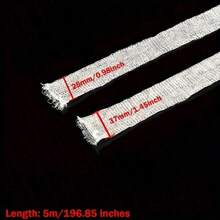 25mm/37mm*5m PVA Mesh Carp Fishing PVA Bags Solid PVA Bags PVA Mesh PVA Mesh Refill - White - View 5