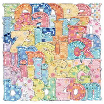62pcs Colorful Letter Stickers, Fabric-Like Stickers, Children's Stationery Stickers, Student Educational DIY Decoration For Phon, First Day Of School