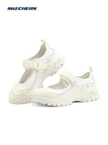 Skechers Women's Velcro Mary Jane Platform Chunky Dad Sneakers - White - View 2