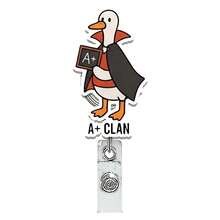 1PC Halloween Silly Goose Ghost Badge Reel, Rotatable ID Holder For Healthcare And Office, Holiday Retractable Lanyard - Multicolor - View 15