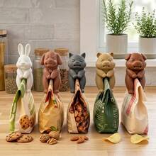 1 Set 3D Printed Animal Shaped Sealing Clips, Cartoon Leg-Shaped Snack Bag Seal Clips, Food Storage Clips, Airtight Reusable, Kitchen Gadget, Durable Plastic, Freshness Preservation & Spill-Proof, Creative Gift - Bag Clip - View 8
