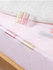 12Pcs Simple Bed Sheet Holder, Prevent The Bed From Shifting, Suitable For Securing Bed Sheets In Bedrooms, Dorms, Hotels, And More. Dorm Decor, Home Decor, Bedroom Essentials, Home Essentials, Bedroom Decor, Room Decor, Sheet Clips - Multicolor - View 9