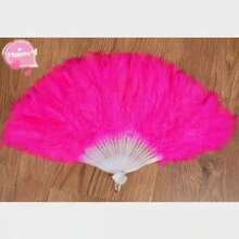 1pc 20s Vintage Folding Feather Fan, Suitable For Costumes, Dance Performances, Tea Parties, Weddings, And Decorations - Multicolor - View 15