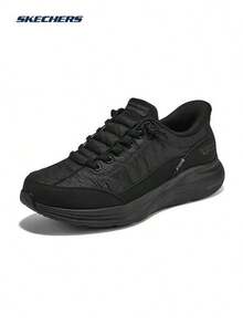 Skechers Women's Slip-Ins Hands-Free Heel-In Walking Shoes - Black - View 1