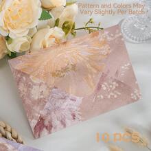5/10/20pcs Spring Cloud Dream Series High-Quality Vintage Envelopes, Invitation Envelopes, Exquisite Fresh Greeting Cards, 16x11cm, Vintage Chinese Style Envelopes, Wedding Christmas Cards/Letters/Postcards Packaging Envelopes, Back To School Season - Multicolor - View 23