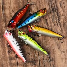 5pcs Floating Surface Lure Set, Hard Water-Splashing Lures, Long Casting Surface Lures For Snakehead And Bass - Multicolor - View 5