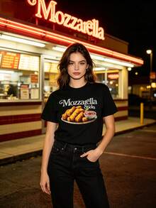 Women T-Shirts - Hitam - View 1