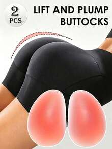 2pcs Invisible Silicone Butt Pads, Padded Butt Lift Pads, Butt Shaping Pads - Dusty Pink - View 5