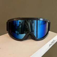 1pc Adult Ski Goggles Winter Skiing/Motorcycle Riding/Snowmobile Goggles Foam Comfortable Style Myopia Glasses Ski Goggles Outdoor Sports Goggles - Multicolor - View 5