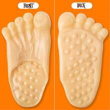 Funny Giant Toe Slippers, Prank Big Foot Shoes, Barefoot Immortal, (Fits Size 38-41) Foot Shoes, Cosplay Giant Foot Props, Sandals, Beach Shoes, Big Toe Giant Foot - Multi-color - View 5