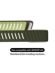 5.0/MG SportFlex – ECG Wrist Band, Soft-Touch Silicone, Waterproof And Sweatproof, 5.0 Compatible - Olive Green - View 2