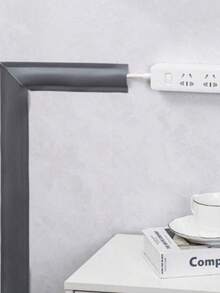 1m/3m Floor Cable Trunking, PVC Cable Duct, Cable Fixing And Extension Protection Channel, Surface Mounted Cable Trunking Cover, Surface Mounted Cable Protection Channel, Self-Adhesive, Suitable For Floor, Wall And Desktop, Network Socket Wall Cable Organizer, Home Decoration, Office Decoration Essential - Multicolor - View 6