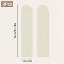 2pcs Self-Adhesive Cat Scratch Pad Vertical Wall Sticker, Wear-Resistant & Lint-Free, For Cat Claws, Wall Protection Pad, Anti-Scratch & Trimmable, Suitable For Furniture, Sofa, Door And Wall Protection Film, Multiple Colors Available - 60cm X 15cm - View 3