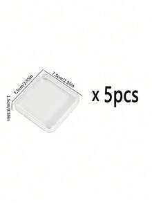 26/20/16/10/5pcs Transparent Nail Art Storage Box, Fake Nail Storage Box, Nail Tip Storage Box, Nail Art Display Box, Artificial Nail Storage Box, Nail Art Tool Storage Box, Travel Storage Box, Desktop Storage Box, Vanity Accessories, Jewelry Box, Cosmetic Storage Box - Multicolor - View 8