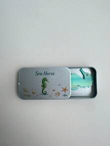海馬造型髮夾附海馬禮盒，海洋動物髮飾，可愛海洋風髮夾，送給海洋愛好者的完美禮物 - 綠松石色 - 查看 3