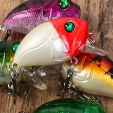 5pcs Floating Rocking Small Lure Set, Long Lip Bionic Hard Bait, Freshwater Bass & Topmouth Long Cast Fishing Lure Combination - Multicolor - View 5