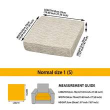 1pc Printed S/M/L Elastic Sofa Cushion Cover, Sofa Seat Cushion Protector, Suitable For Modern Daily Use And Bathroom - Multicolor - View 26