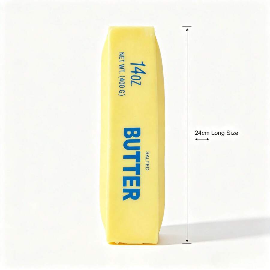 1PC 24cm Giant Butter Stick Slow Rising Soft Squishy Toy, Stress Relief Fidget Toy For Students And Adults, Crunchy Squishy, For Toddler, Halloween Decor, Halloween - Multicolor - View 1