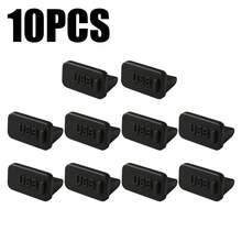 10PCS USB-A Silicone Dust Plug Cover, USB Port Protector Dustproof Caps 13*7*6mm For Laptop Notebook PC Charging Ports - View 12