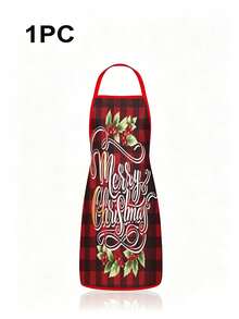 Set Of 4 Funny Christmas Aprons, A Christmas Kitchen Chef Cooking Apron, A Cute Santa Claus Baking Apron, A Christmas Party Gift Set, Suitable For Cooking, Baking, Barbecuing, And Christmas Party Decoration - Multicolor - View 16