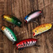 5pcs Wave Craw Lure Set, Bionic Hard Surface Lures, Freshwater Topwater Fishing Lures For Bass And Amur Perch - Multicolor - View 6