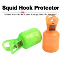 Lure Squid Needle Protective Cover, Wooden Shrimp Hook Cover, Storage Plastic Cover, Fishhook Protective Cover - Multicolor - View 6
